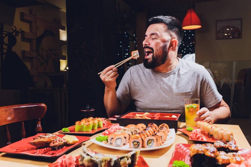 sacharidová dostupnosť muž je sushi