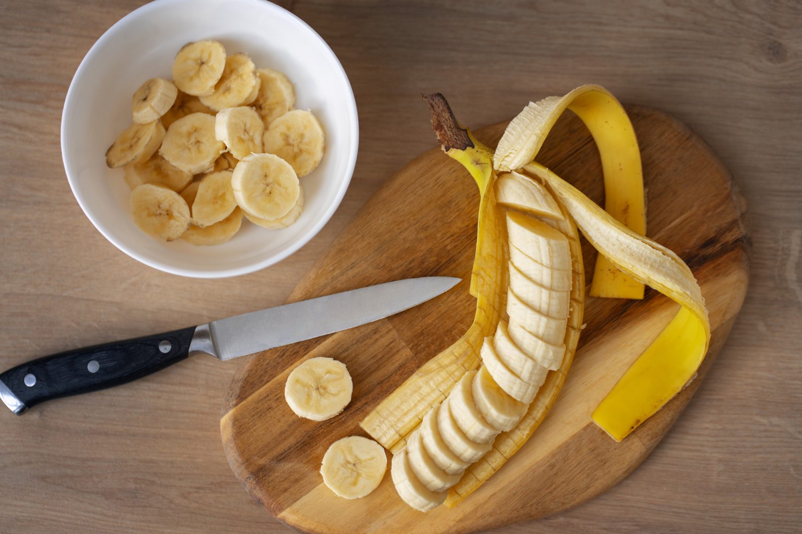 nakrájaný banán