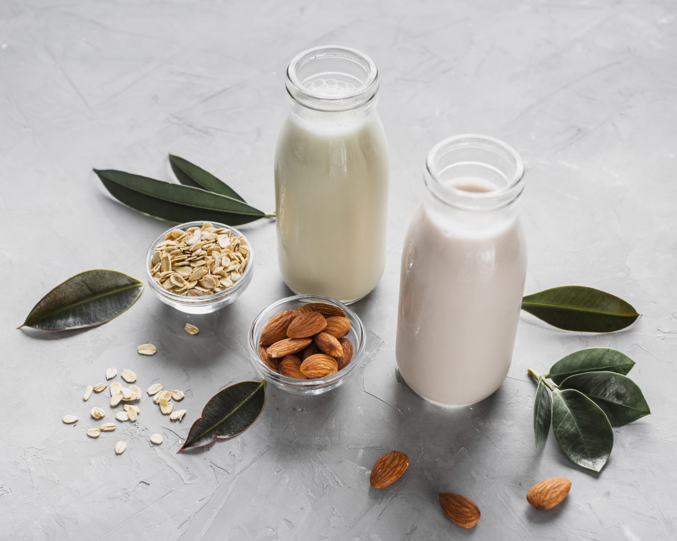 Bezlaktózový proteín - Rastlinné mlieka